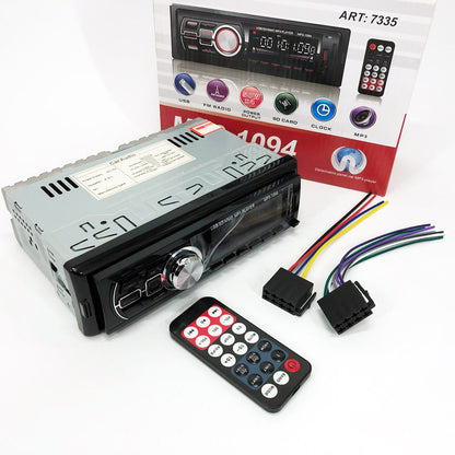 Автомагнитола со съемной панелью MP3 1094 с Bluetooth и пультом / Магнитола в машину автомобильная