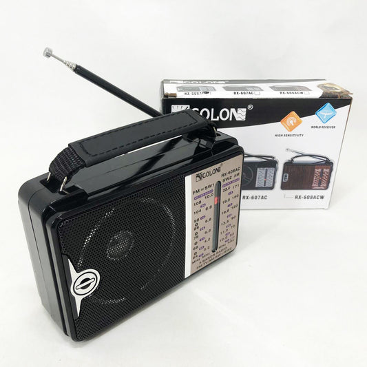 Радиоприёмник портативное радио Golon RX-606 от сети и на батарейках приемник ретро колонка fm акустическая
