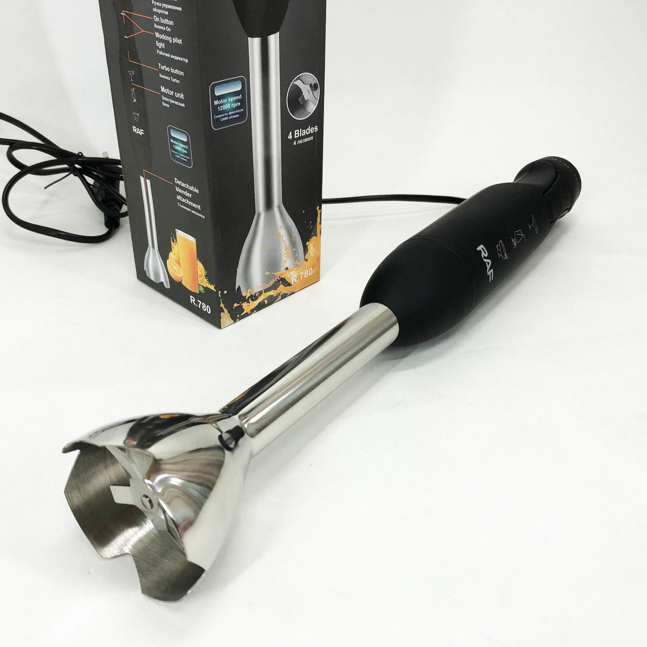 Погружной ручной блендер RAF R.780 1500 Вт