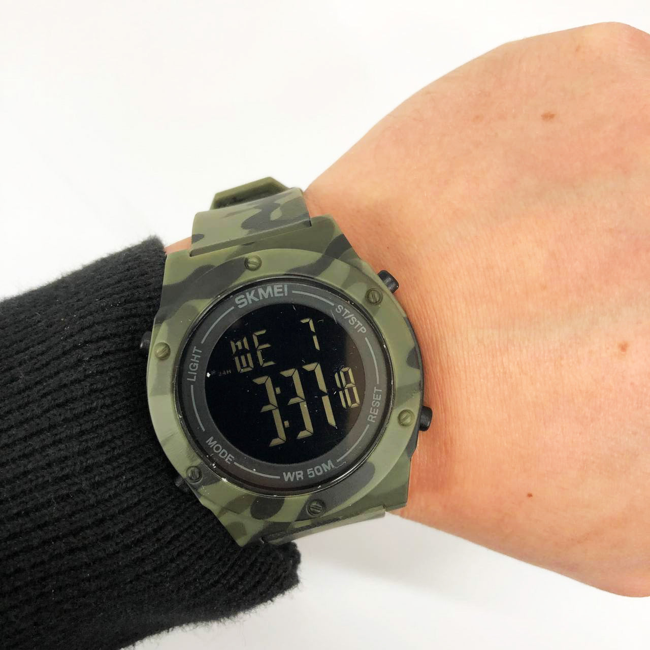 Часы наручные мужские SKMEI 1772CMGNBK, армейские часы противоударные, модные мужские часы