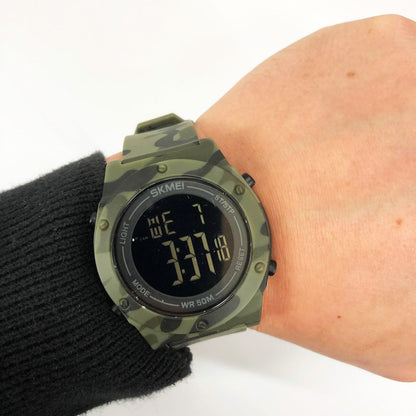 Часы наручные мужские SKMEI 1772CMGNBK, армейские часы противоударные, модные мужские часы