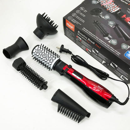 Фен стайлер RAF R.416 5в1 щетка расческа для сушки укладки волос 1200 Вт