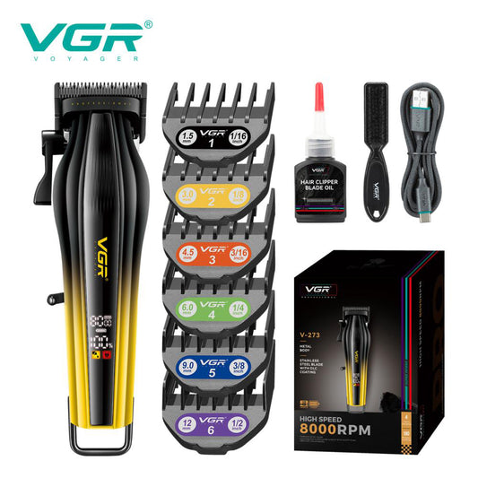 Аккумуляторная машинка для стрижки VGR V-273 GOLD