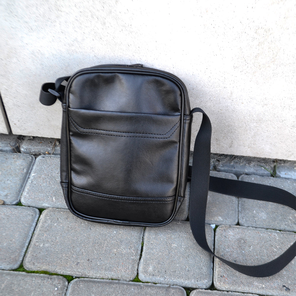 Мессенджер классический из эко кожи гладкой, Сумка через плечо кэжуал мужская, Деловая сумка мессенджер