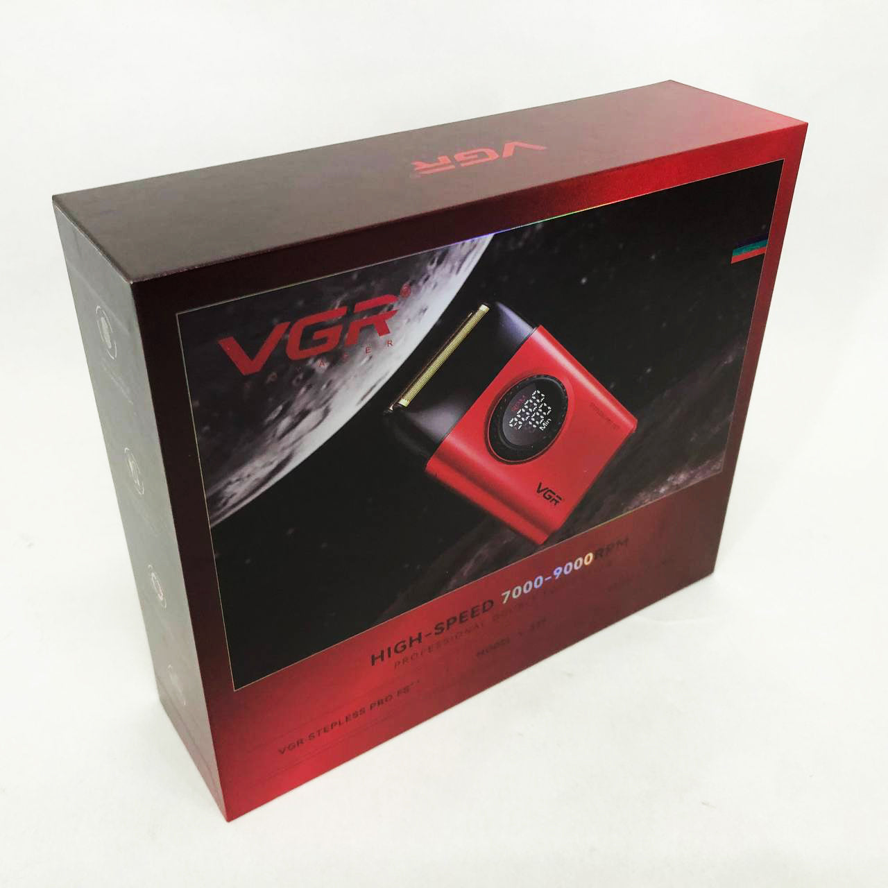 Электробритва VGR V-377 RED шейвер, Электрическая аккумуляторная бритва для бритья, шейвер мужской