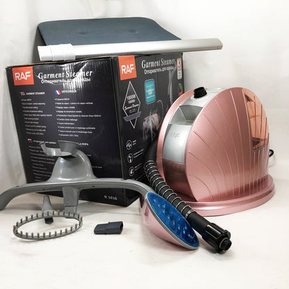 Вертикальный отпариватель RAF R.3036 с дезинфекцией, Парогенератор Электроотпариватель. Цвет: розовый