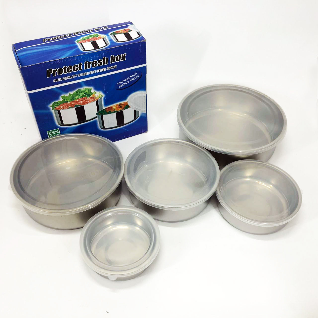 Набор пищевых контейнеров Unique UN-1515 5 шт из нержавеющей стали