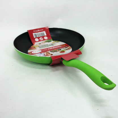 Сковорода 28 см Con Brio СВ-2814, сковорода для жарки, качественная сковорода. Цвет: зеленый