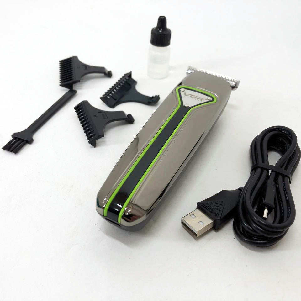 Профессиональная машинка триммер беспроводная для стрижки волос VGR V-008 Pro, машинка для стрижки головы