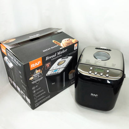 Хлебопечка RAF R.208, 600 Вт, до 1000 г, с функцией безглютеновой выпечки