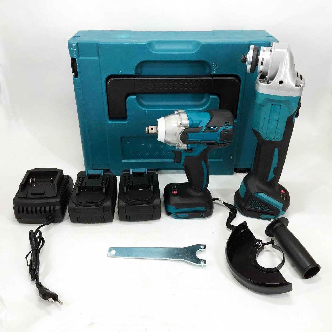 Набор 2 в 1 шуруповёрт + гайковёрт в чемодане 2 аккумулятора