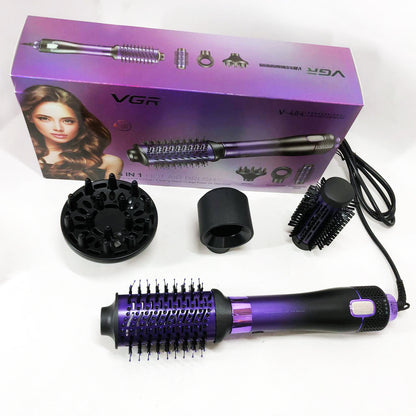 Фен-щітка стайлер VGR V-484 4 в 1. Колір: фіолетовий