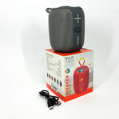Портативная Bluetooth колонка TG658 8W с RGB подсветкой, Музыкальные колонки для улицы. Цвет: серый