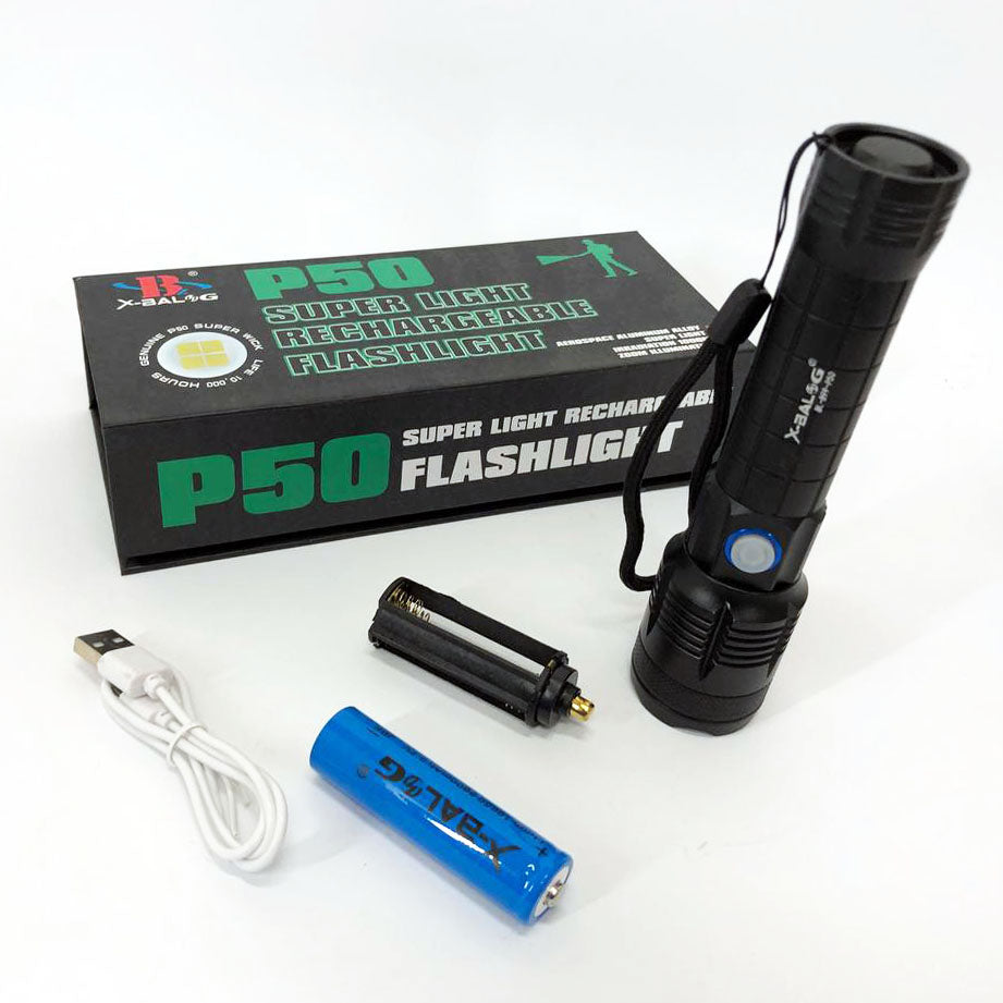 Фонарик ручной Bailong X-Balog BL-B99-P50, фонарь ручной тактический, водонепроницаемый фонарь