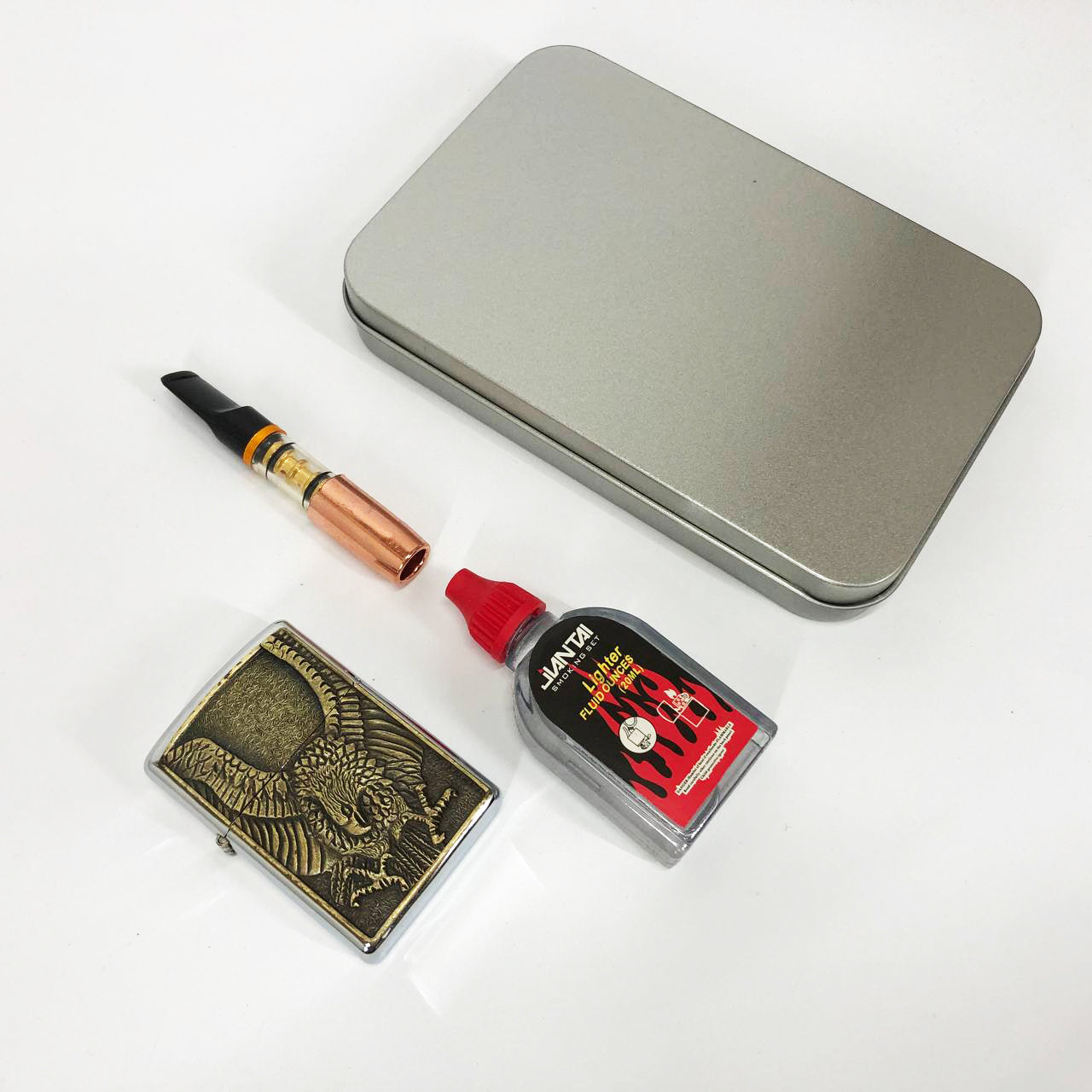 Зажигалка бензиновая в подарочной коробке N13, подарочные прикольные зажигалки, подарок зажигалка парню