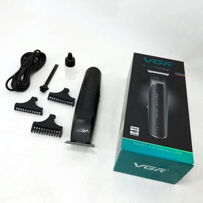 Машинка для стрижки VGR V-229 беспроводная с комплектом насадок, окантовочная машинка