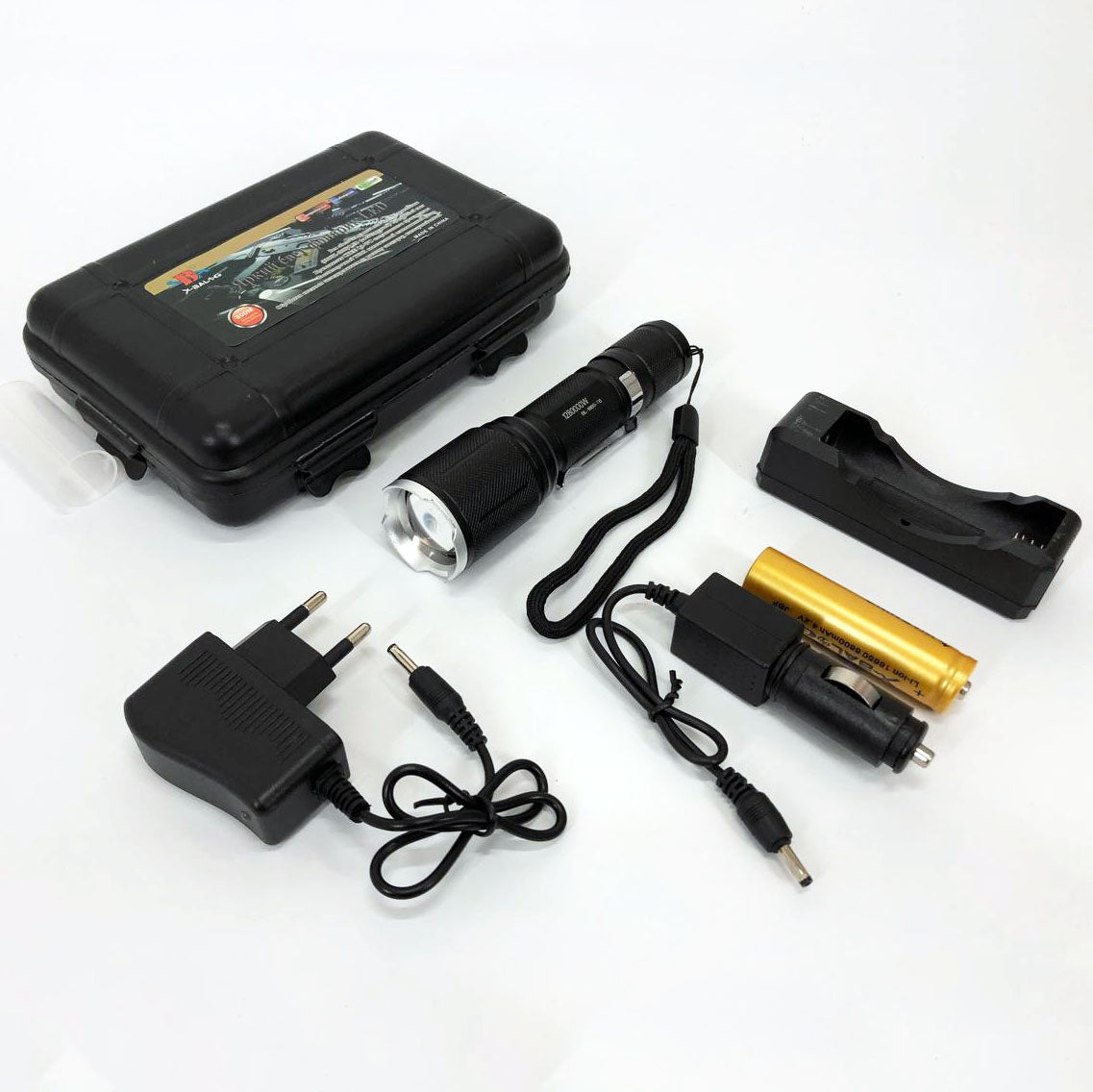 Тактический фонарь Bailong BL-1860-T6, фонарик police оригинал, мощный карманный фонарик