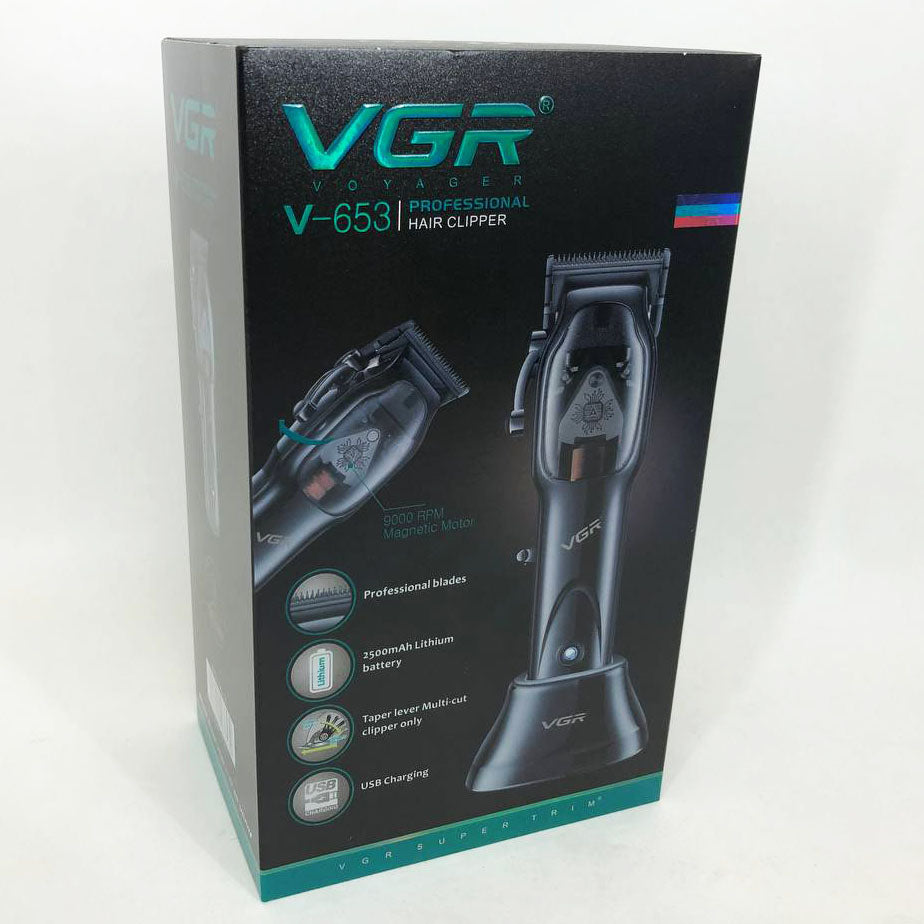 Машинка для стрижки волос VGR Hair Clipper V-653 Voyager, беспроводная электробритва, для дома