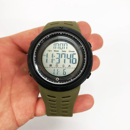 Часы наручные мужские SKMEI 2070AGWT ARMY GREEN, армейские часы противоударные. Цвет: зеленый