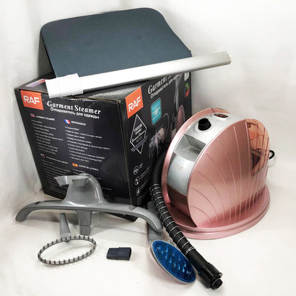 Вертикальный отпариватель RAF R.3036 с дезинфекцией, Парогенератор Электроотпариватель. Цвет: розовый