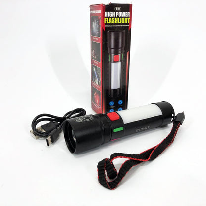 Фонарь 611-TG+COB(white+red), Фонарики для экстренных ситуаций и аварий, Поисковый фонарь ручной