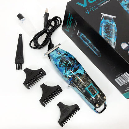 Триммер для волос и бороды профессиональный VGR V-923 аккумуляторный с LED-индикатором