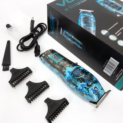 Триммер для волос и бороды профессиональный VGR V-923 аккумуляторный с LED-индикатором