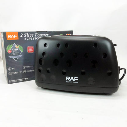 Тостер электрический RAF R.502 с 7 регулируемыми уровнями поджарки съемным поддоном для крошек 930 Вт