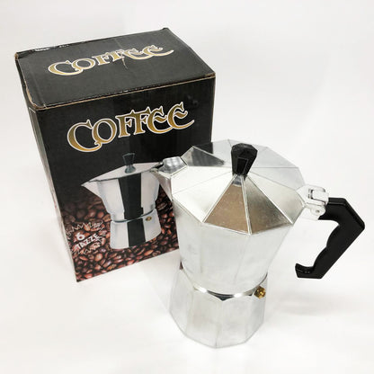 Кофеварка гейзерная из нержавеющей стали UNIQUE UN-1912 270 мл, Гейзерная кофеварка 3 чашки