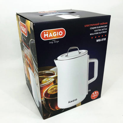 Электрочайник-термос MAGIO MG-518, 1,5л, 1500Вт