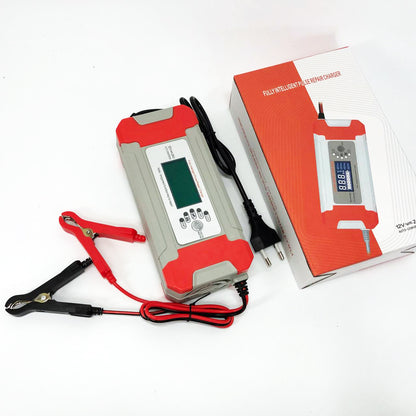 Импульсное зарядное устройство (12V 8A / 24V 4A) для легковых и грузовых авто