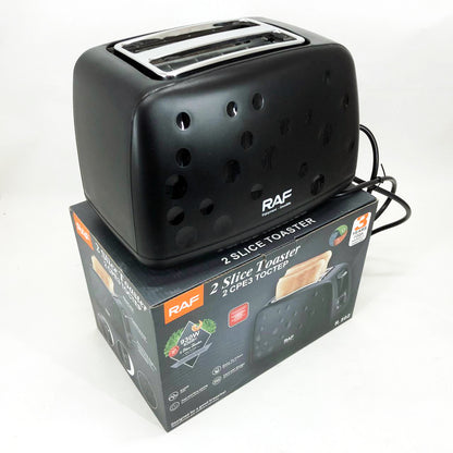 Тостер электрический RAF R.502 с 7 регулируемыми уровнями поджарки съемным поддоном для крошек 930 Вт