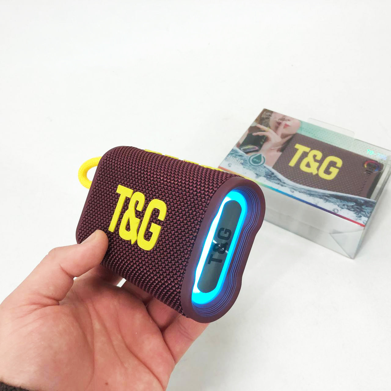 Bluetooth-колонка TG396. Цвет: бордовый