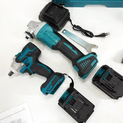 Набор 2 в 1 шуруповёрт + гайковёрт в чемодане 2 аккумулятора