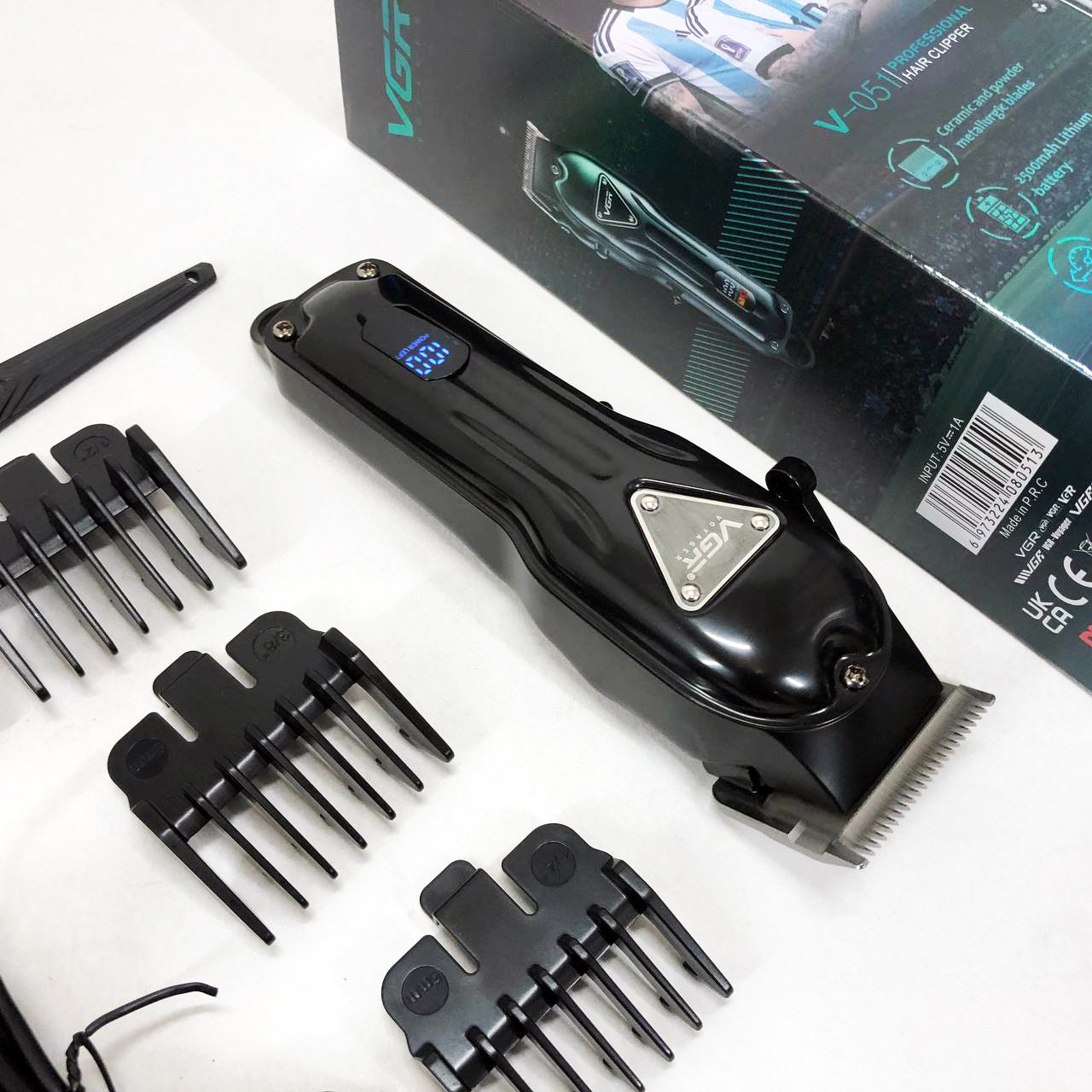 Аккумуляторная машинка для стрижки VGR V-051