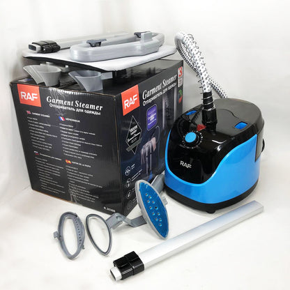 Отпариватель вертикальный для одежды со стойкой RAF R.3038 1800 W. Цвет: синий