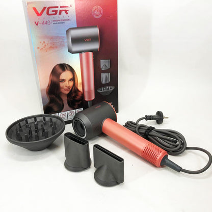 Фен професійний VGR V-440. Цвет: оранжевый