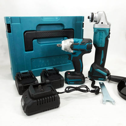 Набор 2 в 1 шуруповёрт + гайковёрт в чемодане 2 аккумулятора