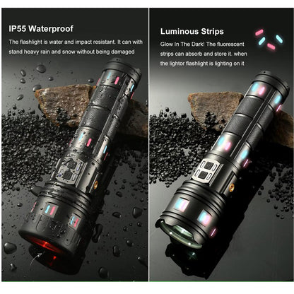 Фонарь AK177-WHITE LASER LED PM60-TG, Топ-фонарик фонарик светодиодный аккумуляторний портативный