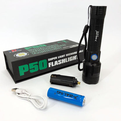 Фонарик ручной Bailong X-Balog BL-B99-P50, фонарь ручной тактический, водонепроницаемый фонарь