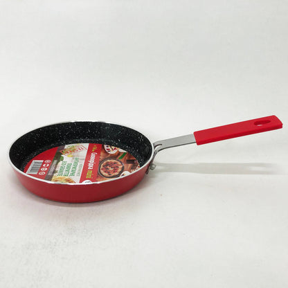 Сковорода Con Brio CB-1414, 14см, Мини, Eco Granite, сковорода качественная на плиту. Цвет: красный