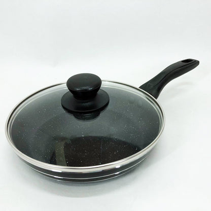 Сковорода с крышкой и антипригарным покрытием UNIQUE UN-5162 20 см, Сковорода фирменная для приготовления