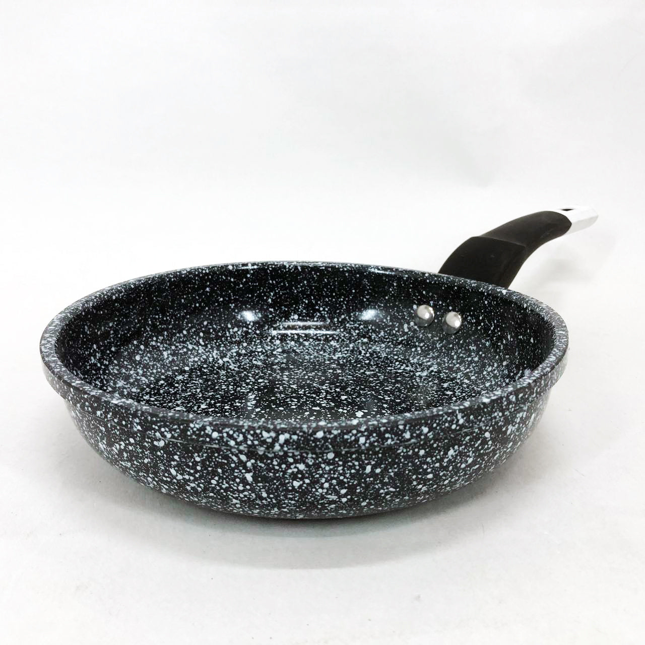 Сковорода UNIQUE UN-5102 20 см. без крышки, светлый гранит. Антипригарная с бакелитовой ручкой