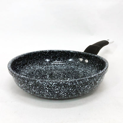 Сковорода UNIQUE UN-5102 20 см. без крышки, светлый гранит. Антипригарная с бакелитовой ручкой