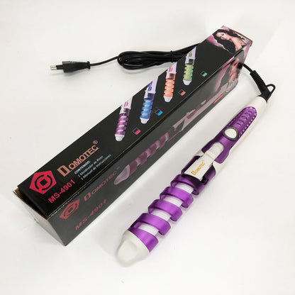 Плойка спиральная для волос Domotec MS 4901 с керамико-турмалиновым покрытием, Стайлер для завивки