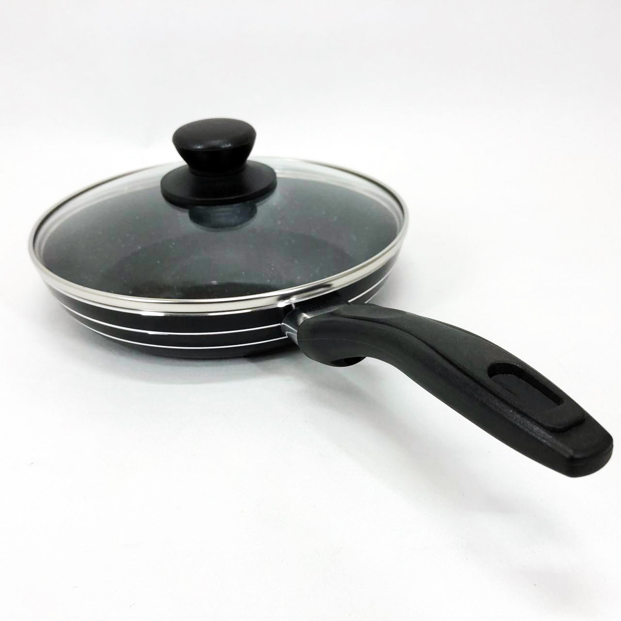 Сковорода с крышкой и антипригарным покрытием UNIQUE UN-5162 20 см, Сковорода фирменная для приготовления