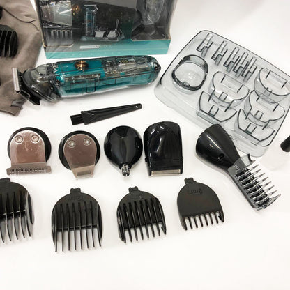 Машинка для стрижки волос, носа, бороды, бритва VGR V-102 5в1 беспроводной триммер с дисплеем