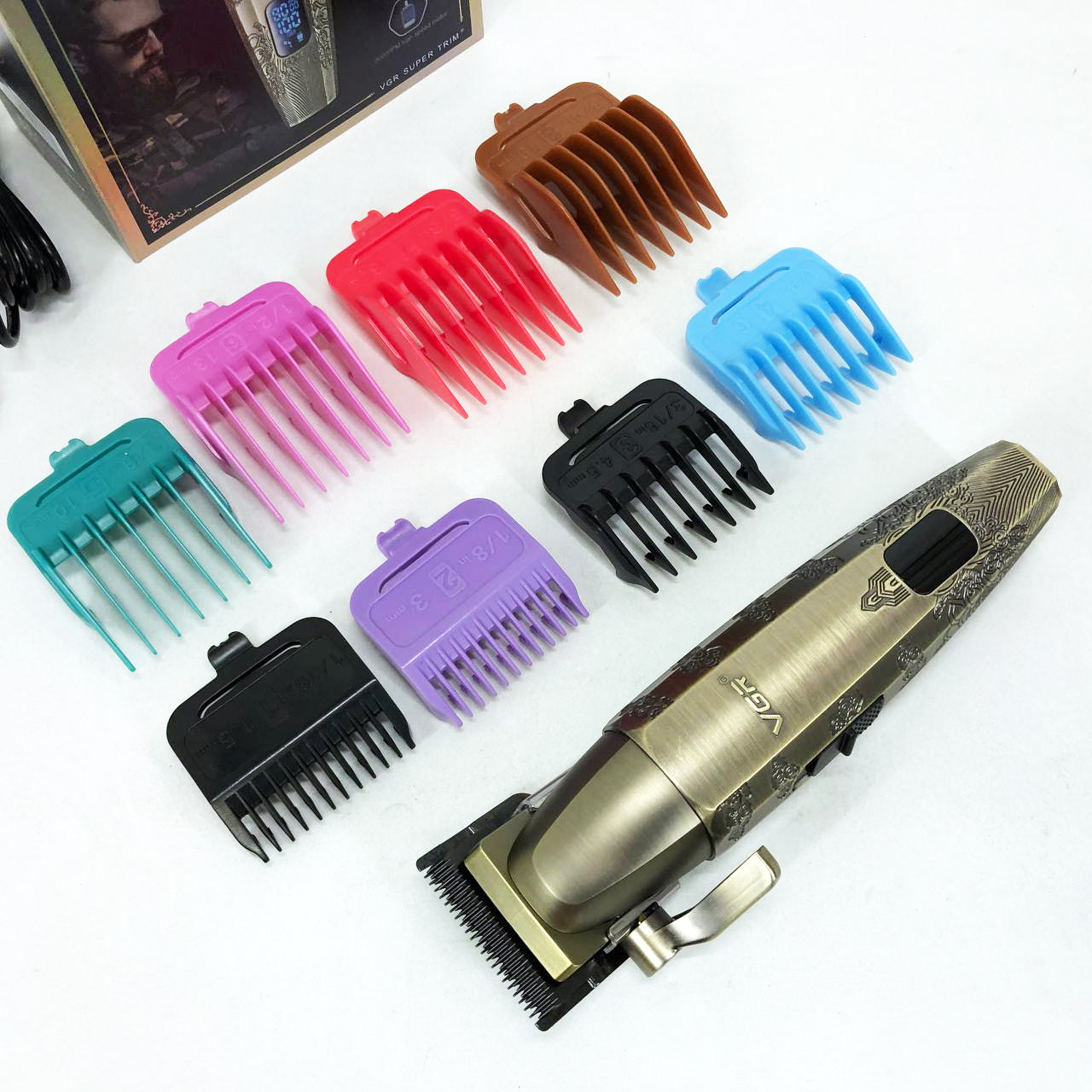 Аккумуляторная машинка для стрижки VGR V-036