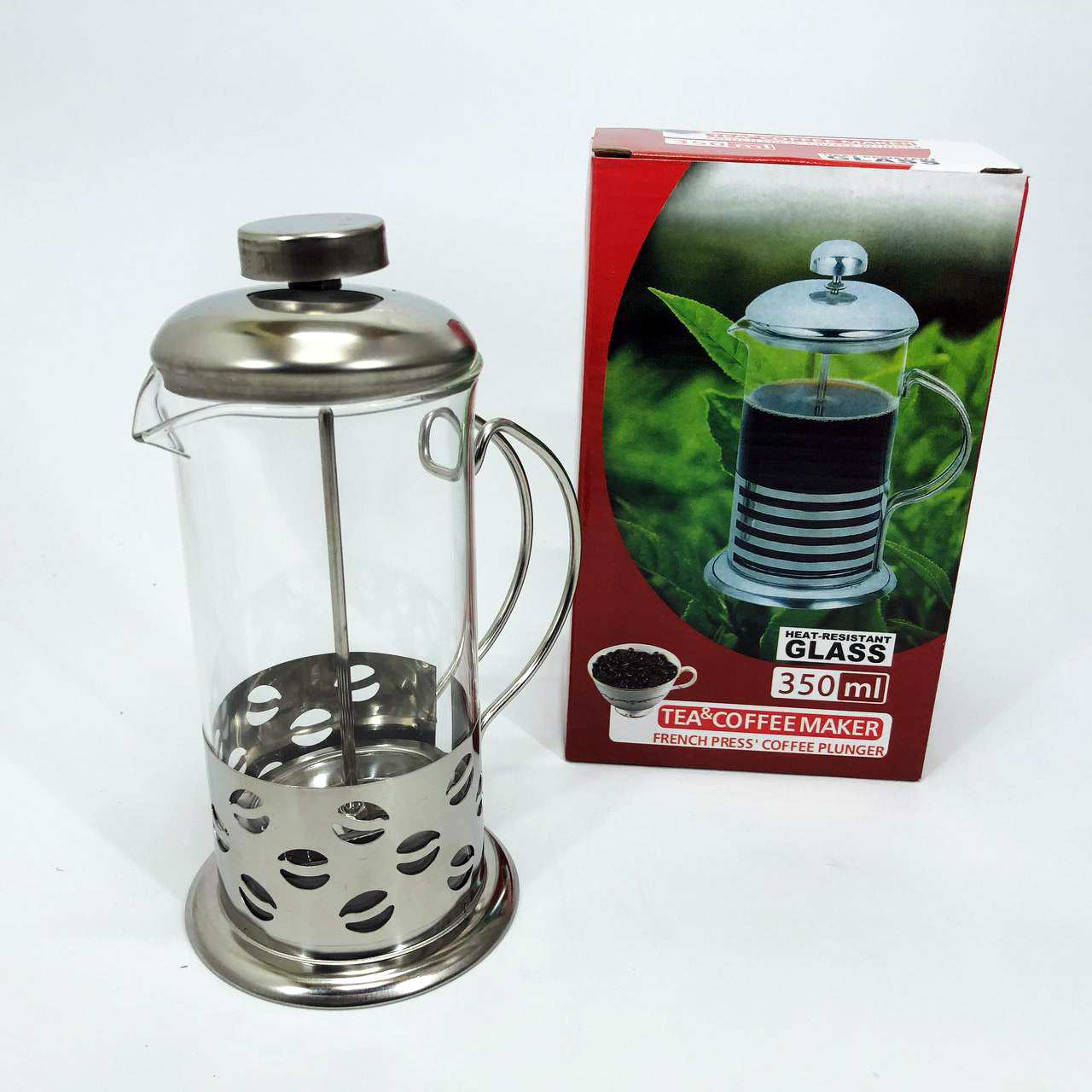 Заварник френч-пресс Unique UN-1151 0.35 л, Колба Френч для чая, Френч-пресс для крепкого кофе