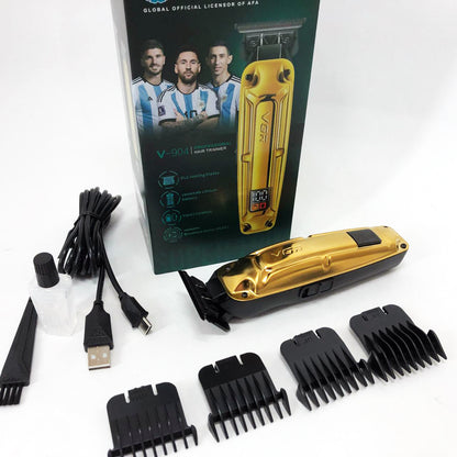 Аккумуляторная машинка VGR V-904 для стрижки волос VGR, машинка с дисплеем и сменными насадками
